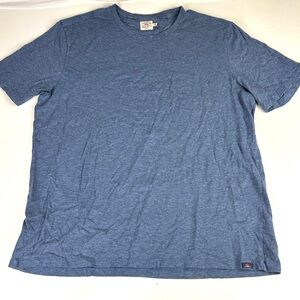 Faherty Blue Short Sleeve Tee